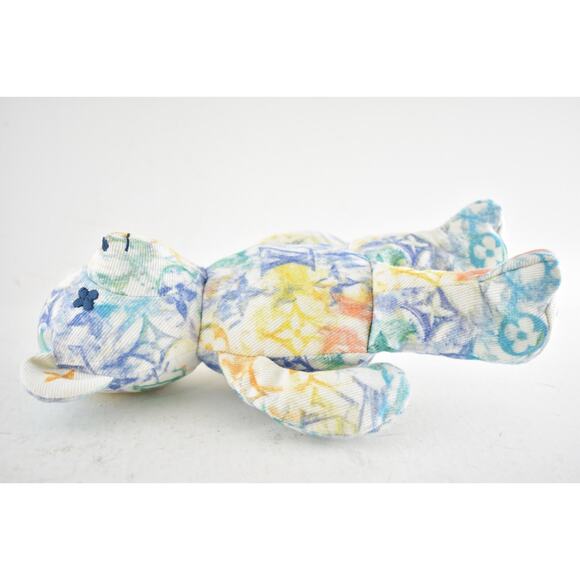 Louis Vuitton Unicef Doudou Pastel Monogram Watercolor Multicolor Teddy Bear - Picture 8 of 16